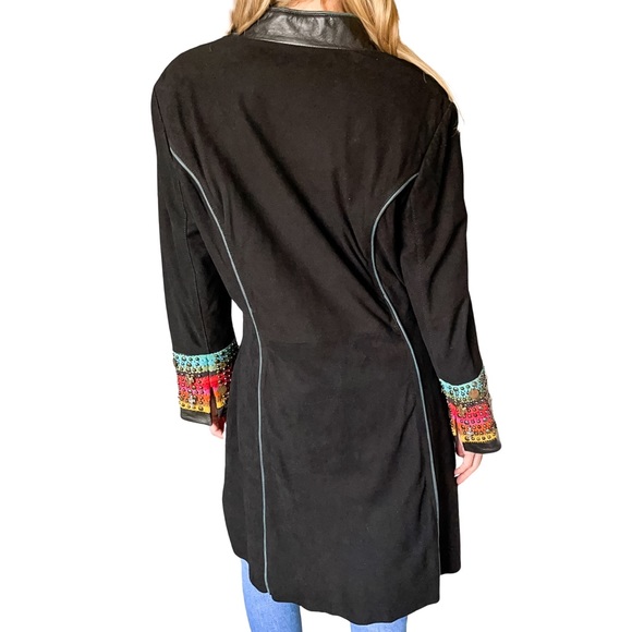 Double D Ranch Suede Charm Jacket in Black - Picture 2 of 11